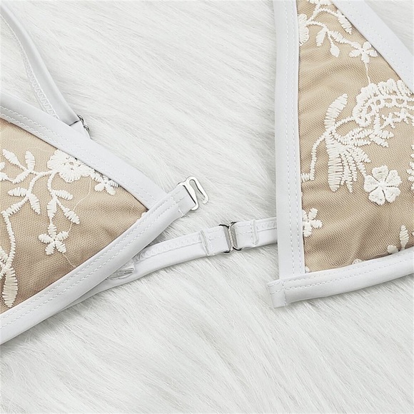 Caicos Stiched Lace Bohemian Overlay Bikini - Picture 6 of 13